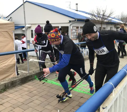 Neobyčejný biatlon ve Klích