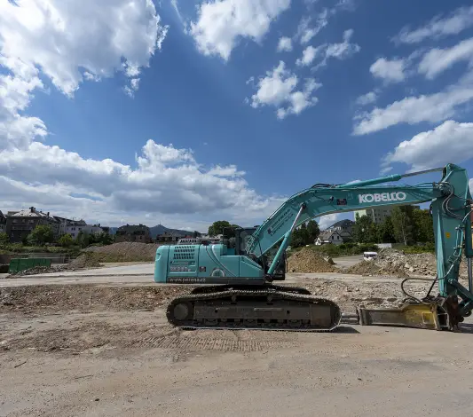 Demolice průmyslového areálu Liberec Františkov