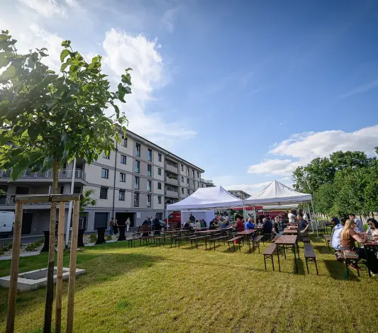 Sousedská slavnost v Brandýse